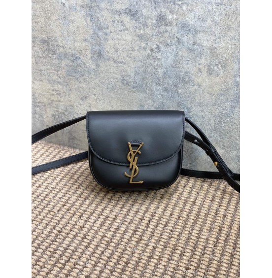 YSL 생로랑 캔버스와 베지터블 태닝 가죽 소재의 KAIA 스몰백 